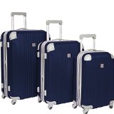 Traveler's Choice Beverly Hills Country Club Newport 3-Piece Hardside Spinner Set, Navy