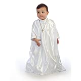 Angels Garment White Satin Christening Romper Baby Boy 18-24M