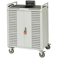 Bretford 42-unit Intelligent Netbook Cart - 4 Casters - 5" Caster Size - Steel - 33" Width X 28.5" Depth X 45" Height Netbook42-d