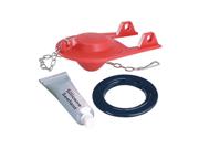 Flapper, Fits Plastic Flush Valves