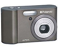 Polaroid M737t 7.0 Megapixels Digital Camera - 3x Optical Zoom/4x Digital Zoom - 3-inch Lcd Display - Gun Metal Gray