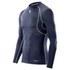Skins Men's Carbonyte Thermal Long Sleeve Round Neck Baselayer - Navy - XL