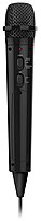 Singing Machine Smm225bk Uni-directional Dynamic Wired Microphone With 10 Feet Extra Long Cord And Led Disco Lights - Black