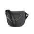 French Connection Women's Croc Embossed Leather Cross Body Bag - Black Croc