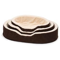Petco Brown & Tan Orthopedic Lounger Dog Bed