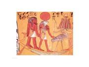 Posterazzi Balxir226122large Solar Barque With Re-horakhty Poster Print - 36 X 24 In. - Large