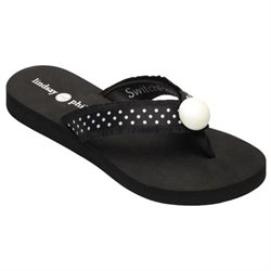 Lindsay Phillips SwitchFlops Lulu Flip Flops Black Size 9