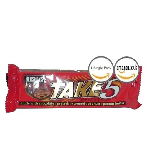 Hersheys Take 5 Standard Milk Chocolate Bar - 1.5 Oz, 24 ea
