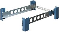 Innovation First 2ukit-109 2u Generic Non-sliding Rack Mount Rails For 19-inch Server, Relay Racks