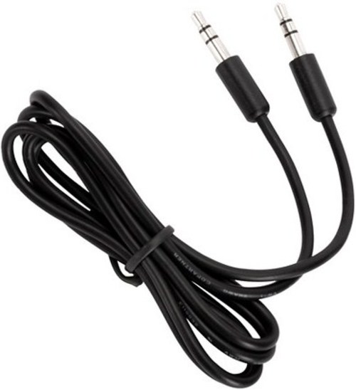 Power And Co 685387421688 3 Feet Auxiliary Cable - Black