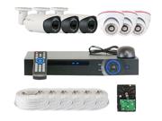 Gw 8 Channel Hd Cvi Dvr (4tb) Security Camera System With 6 X Hdcvi Camera 2.0 Mega Pixel 2.8~12mm Varifocal And 3.6mm Lens 1080p Real Time Preview, Iphone Andr