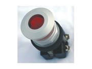 Illum Pushbutton, Red, 120v