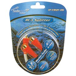 New Audiopipe Ip-Ym2F-06 6 Marine Audio Y Rca Splitter Marine Cable Boat Audio