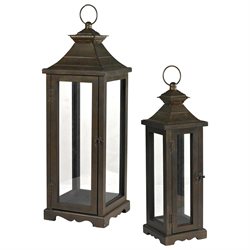 Sterling Industries 51-10110/S2 Set Of 2 Hazelnut Bronze Lanterns