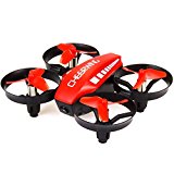 Cheerwing CW10 Mini Drone for Kids Wifi FPV Drone with Camera Remote Control Quadcopter with Altitude Hold and One Key Take-off / Landing Red