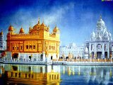 sri harmandir sahib - Art Print on Canvas (31x24 inches, unframed)