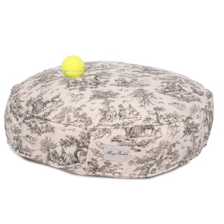 Toile Round Dog Bed - 25?