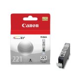 Canon CLI-221 Ink Tank (Gray), Genuine Ink