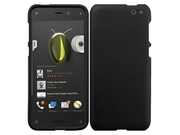 For Amazon Fire Phone - Rubberized Cover Case - Black