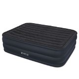 Intex Raised Downy Airbed with Built-in Electric Pump, Queen, Bed Height 22