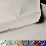 Brielle Sateen 100% Modal from Beech Sheet Set (Queen, Cream)