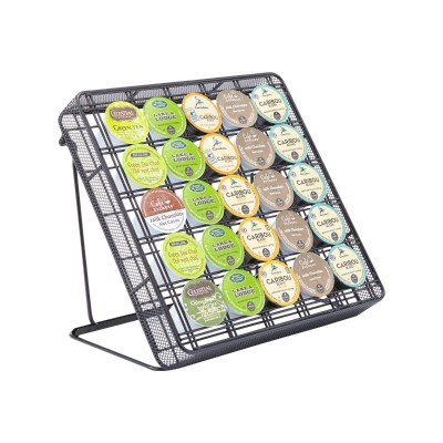 Safco Products Company 3276bl Onyx Stand-up Hospitality Organizer  Mesh  Black