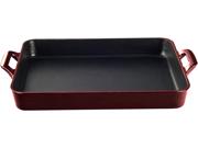 La Cuisine 13 X 10 Shallow Roasting Pan With 2 Handles