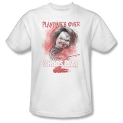 Mens CHILDS PLAY 2 Short Sleeve PLAYTIMES OVER Small T-Shirt Tee