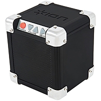 Ion Rock Block Speaker System - Wireless Speaker(s) - Portable - Battery Rechargeable - Desktop - Black - Bluetooth - Usb - Ipod Supported - Passive Radiator, Wireless Audio Stream, Led Indicator Isp36