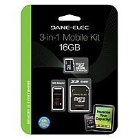 Gigastone Da-3in1c1016g-r 16 Gb Microsdhc - Class 10