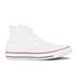 Converse Men's Chuck Taylor All Star Woven Canvas Hi-Top Trainers - White/Red - UK 10