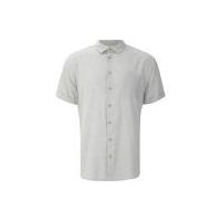 Farah 1920s Men's Edson Short Sleeve Shirt - Navy