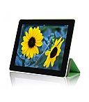 I-blason 796762312429 I-folio Slim Hard Shell Stand Case Cover For Apple Ipad Mini With Retina Display Case - Green - Polyurethane Leather