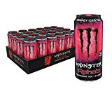 Monster Rehab Energy Drink, Raspberry Tea, 15.5 Ounce (Pack of 24)