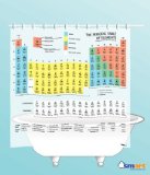 Periodic Table Shower Curtain (EVA vinyl) - The Official Curtain on The Big Bang Theory