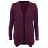 ONLY Women's Emma Long Cardigan - Windsor Wine