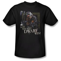 Mens LORD OF THE RINGS Short Sleeve THE BEST DWARF Small T-Shirt Tee
