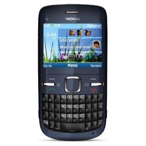 Nokia C3-00 Unlocked Cell Phone with QWERTY, Dedicated E-mail Key, 2 MP Camera, Media Player, WLAN,