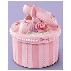 A Time to Dance Classics January Ballerina Trinket Box by Russ