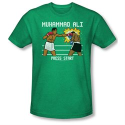 Mens ALI Short Sleeve 8 BIT ALI Medium Heathered T-Shirt Tee