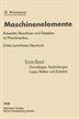 Grundlagen, Verbindungen, Lager Wellen Und Zubehör