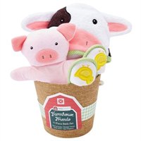 Farmhouse Friends Bathtime Gift Set (0-9 Mos)  By Baby Aspen