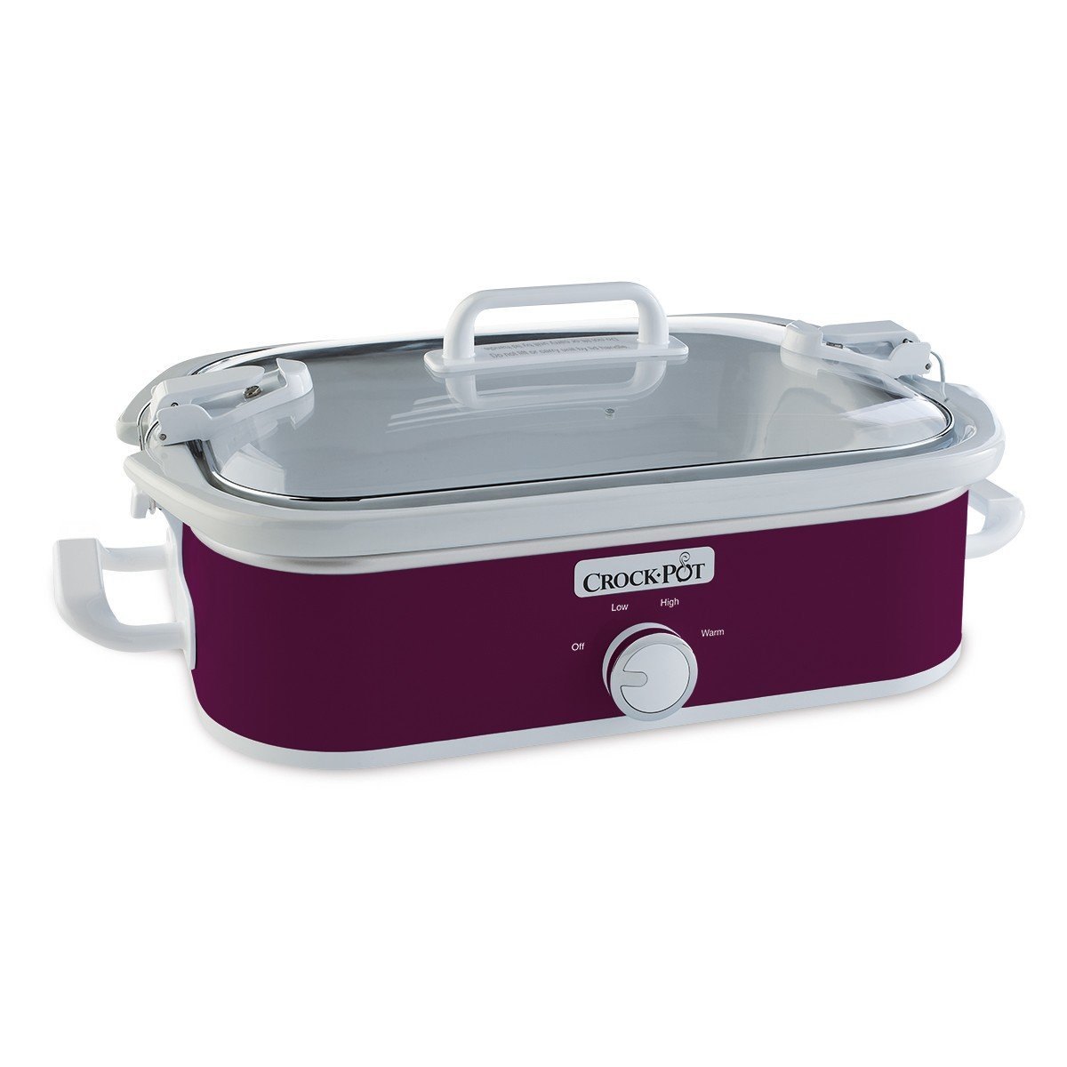 Crock-Pot 3.5-Quart Casserole Crock Manual Slow Cooker, Perfect Plum