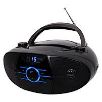 Jensen Portable Stereo Compact Disc Player With Am/fm Stereo Radio And Bluetooth - 1 X Disc - 3 W Integrated Stereo Speaker - Black Led - Cd-da, Mp3 - Auxiliary Input Cd-560