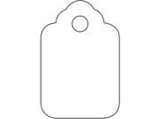 Aviditi G26008 Merchandise Tags 1 1/8" X 1 3/4" White (pack Of 1000)