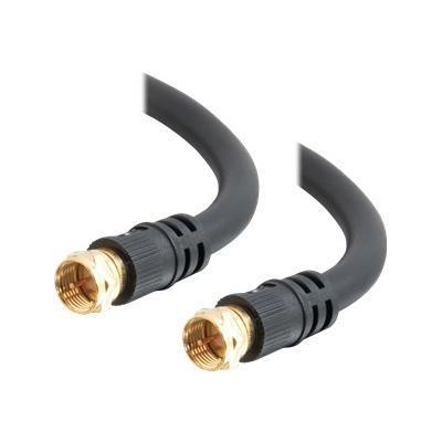 C2g 29136 Value Series 75ft Value Series F-type Rg6 Coaxial Video Cable - Rf Cable - F Connector (m) To F Connector (m) - 75 Ft - Double Shielded Coaxial - Blac
