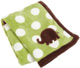 Carters Snuggle Me Elephant Boa Blanket, Green