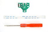 Replacement Playstation 4 PS4 Controller Charge Port JDS-011   12 Pin Ribbon   Screwdriver