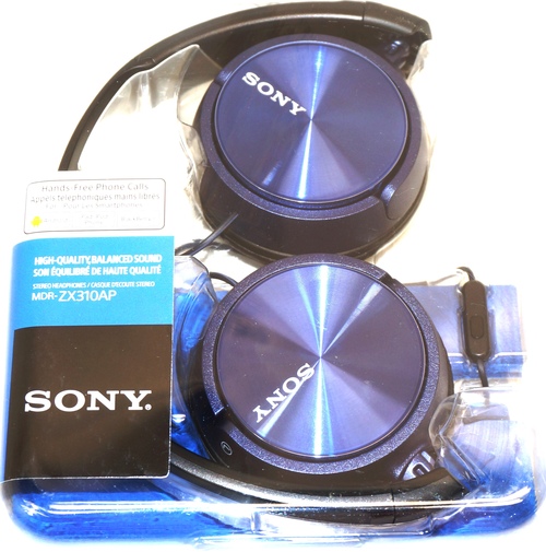 Sony Zx Series Mdr-zx310ap/l Headband Stereo Headphones - Blue