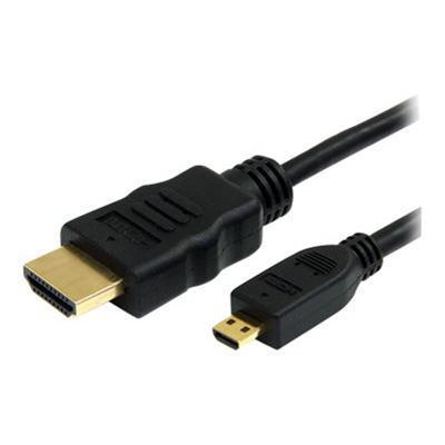 Startech.com Hdadmm3m 3m High Speed Hdmi Cable With Ethernet - Hdmi To Hdmi Micro  M/m